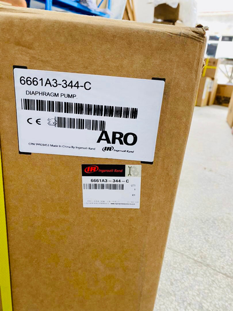 6661A3-344-C ARO Diaphragm Pump 1", Polypropylene/Teflon Diaphragm